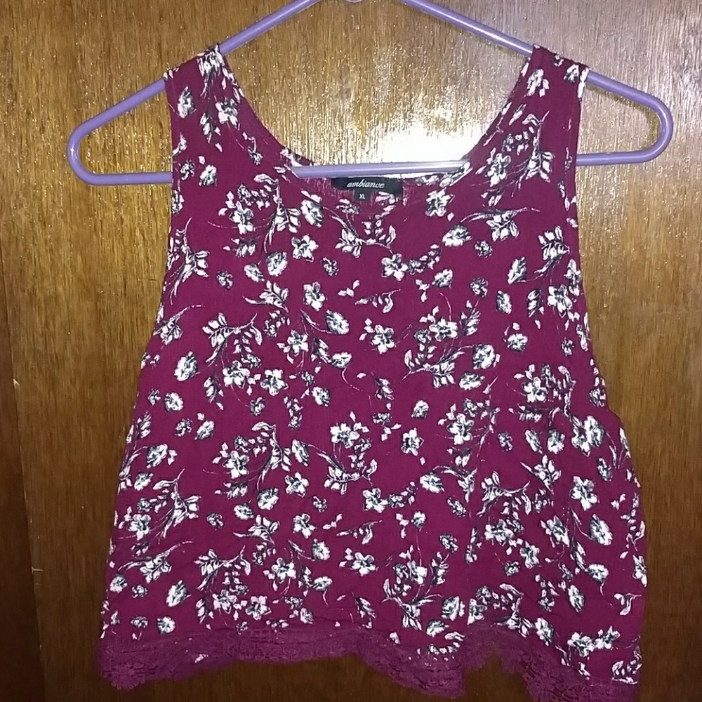 Cross back crop top